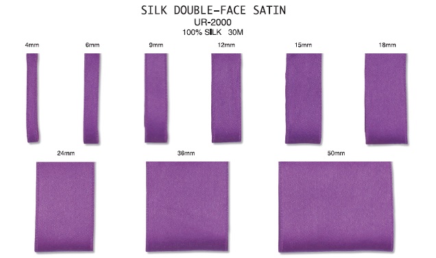 2000 Double Faced Silk Satin - Ribbon Connections, Inc.