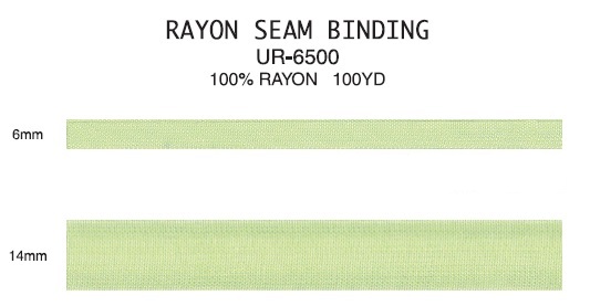 #6500 Rayon Seam Binding 9/16(14mm)